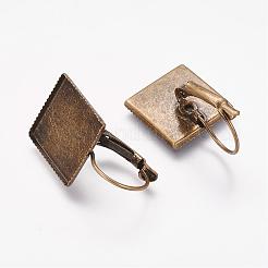 Латунная фурнитура Leverback для серег X-KK-B816-AB