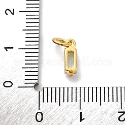 Латунь прокладывает кубические циркониевые прелести&nbsp;KK-F894-13G-04