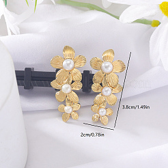 Серьги шпилька нержавеющая сталь&nbsp;AY3289-2