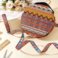 10 ярд полиэфирные ленты с вышивкой в этническом стиле&nbsp;OCOR-PH0006-74C