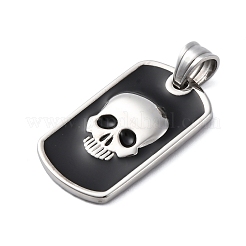 Подвески из нержавеющей стали 304 с эмалью&nbsp;STAS-U043-06A-P