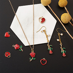 Подвески из эмали и сплава&nbsp;PALLOY-TA0002-02