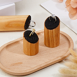 3 шт. 3 размера деревянные подставки для колец и ювелирных изделий&nbsp;RDIS-WH0011-36A-01