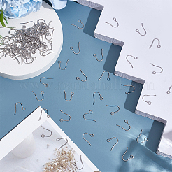 100 шт. крючки для сережек из хирургической нержавеющей стали 316&nbsp;STAS-LP0001-58