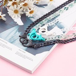 Персонализированные комплекты ожерелий из акриловых цепочек&nbsp;NJEW-JN03431