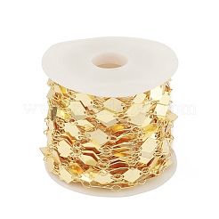 Латунные цепи с ромбическими звеньями&nbsp;CHC-M025-11G