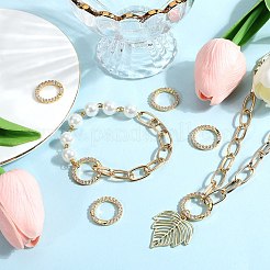 6 шт. стойка гальванизированная латунь микропаве прозрачный кубический цирконий пружинное затворное кольцо&nbsp;ZIRC-SC0001-30