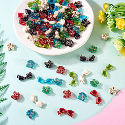 100шт 10 стиля прозрачные акриловые бусины&nbsp;MACR-TA0002-21