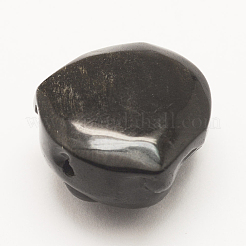 Натуральные золотистые обсидианные подвески&nbsp;G-G660-09