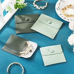 4 шт. 4 стильных мешочка для хранения ювелирных изделий из искусственной кожи&nbsp;ABAG-TA0001-64