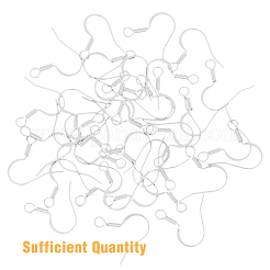 80 шт. 2 цвета латунные крючки для серег&nbsp;KK-DC0002-21