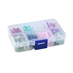 104 шт. 8-х цветные акриловые бусины с имитацией драгоценных камней&nbsp;OACR-FS0001-79