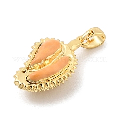 Подвески из листовой латуни с покрытием из смолы&nbsp;KK-S407-07G