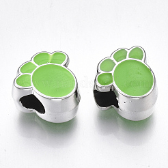 УФ-покрытие акриловым Европейский бисером&nbsp;X-OACR-T005-104P