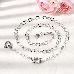 Плоские овальные звенья цепочки из нержавеющей стали 201 толщиной 6 мм&nbsp;NJEW-K302-13P