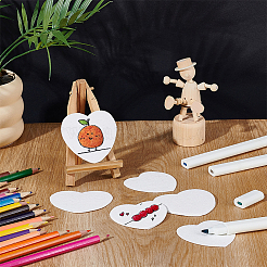 32 шт. 2 стиля инструментов для работы с акварелью из древесной массы&nbsp;DRAW-BC0001-01