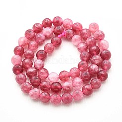 Природного кварца нитей бисера&nbsp;G-N355-6mm-50