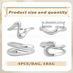 1 пакет наборов колец из сплава&nbsp;RJEW-LP0004-32P