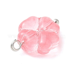 7 шт. 7 цвета прозрачные стеклянные подвески&nbsp;PALLOY-JF03518-02