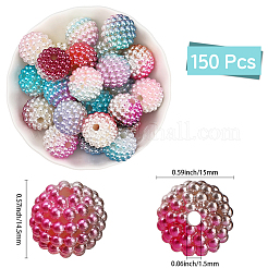 Имитация жемчуга акриловые&nbsp;OACR-PA0001-09C