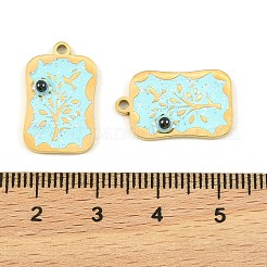 Подвески из нержавеющей стали 304 с эмалью&nbsp;STAS-H251-03A-02