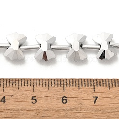 Гальванические стеклянные бусины&nbsp;EGLA-F163-01-FP01