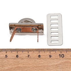 Пряжки для сумок и обуви из цинкового сплава и меди&nbsp;FIND-WH0063-91P-RS