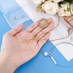 4 шт. 2 цвета 925 кольца-пружинки из стерлингового серебра&nbsp;STER-PH0003-91