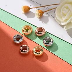 30шт 3 цвета латунные дистанционные бусины&nbsp;KK-LS0001-01