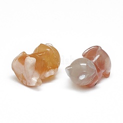 Украшение дисплея скульптуры агата вишневого цвета&nbsp;G-F719-50