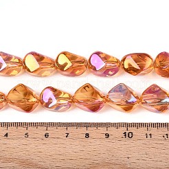 Гальванизируйте прозрачное стекло бисер нитей&nbsp;EGLA-N017-02C