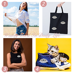 Стеклянный бисер пришивает нашивки с кисточками&nbsp;PATC-WH0010-26