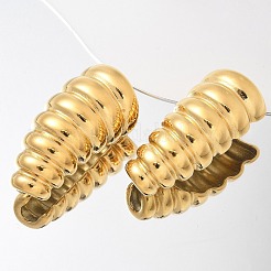 Серьги-гвоздики из нержавеющей стали 304&nbsp;EJEW-M069-01G