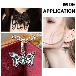 30шт 6 стиля хэллоуин подвески из сплава эмали&nbsp;ENAM-ME0001-26