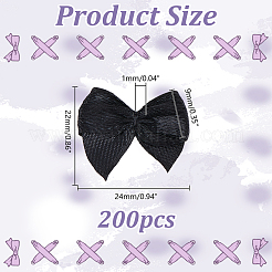 Аксессуары из полиэстера с бантом&nbsp;DIY-WH0671-033A