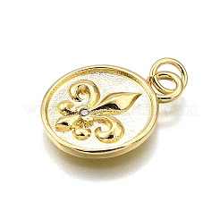 Стойки обшивки латунь микро проложить Циркон подвеску&nbsp;KK-K401-80G