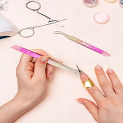 2 шт. 2 вида пинцетов из нержавеющей стали&nbsp;DIY-LP0004-18