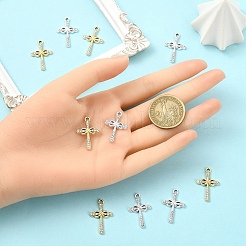 Подвески со стразами из сплава 10 шт.&nbsp;FIND-YW0007-83G