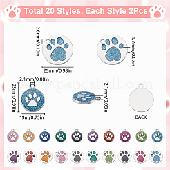 40 шт. эмалевые подвески 20 стилей&nbsp;ENAM-SP0001-01