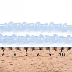 Выпечка окрашенные стеклянные бусины пряди&nbsp;DGLA-N007-01G