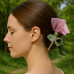 2 шт. 2 стиля заколки-когти из цинкового сплава и полиэстера&nbsp;PHAR-GO0001-06