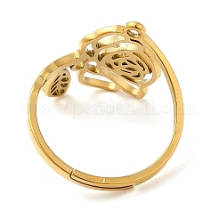 Нержавеющая сталь 304 с регулируемыми кольцами из кубического циркония&nbsp;RJEW-K245-48A-G