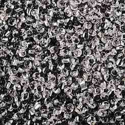 6/0 прозрачная стеклянная бахрома с краской для выпечки&nbsp;SEED-N006-06A