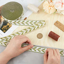 Жаккардовая полиэфирная лента длиной 12 м.&nbsp;OCOR-OC0001-46D