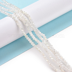 Гальваническое стекло граненые бусины рондель стренги&nbsp;EGLA-D020-3x2mm-05