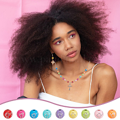 600 шт. Покрытие акриловыми бусинами&nbsp;PACR-UN0001-01A