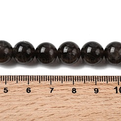 Природный дымчатый кварц нитей бисера&nbsp;G-B167-A09-10mm