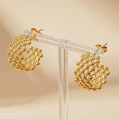 Серьги-гвоздики из нержавеющей стали 304&nbsp;FS-WGD62FC-01