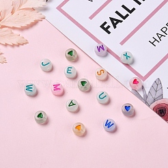 160шт 2 стиля светящиеся акриловые бусины&nbsp;MACR-YW0001-15