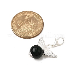 12 шт. непрозрачные однотонные стеклянные подвесные украшения&nbsp;HJEW-JM03460